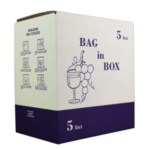 Vino rosso prodotto in Toscana, in bag in box